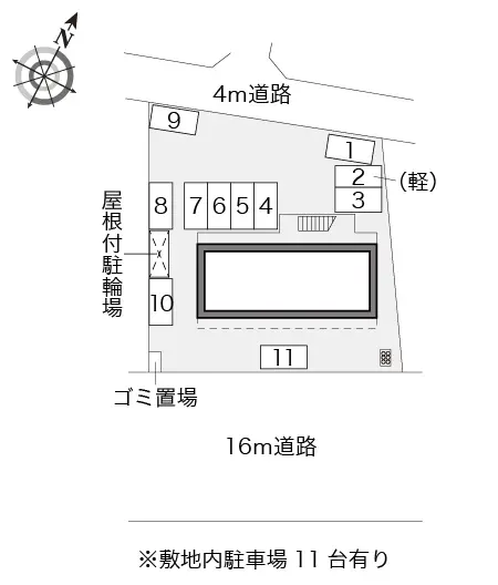 ★手数料０円★藤沢市石川５丁目 月極駐車場